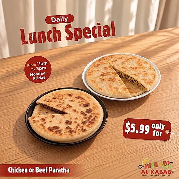 Chicken or Beef Paratha