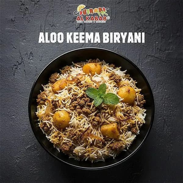 Aloo Keema Biryani